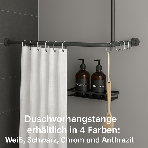 Duschvorhangstange ecke - duschvorhangstange,