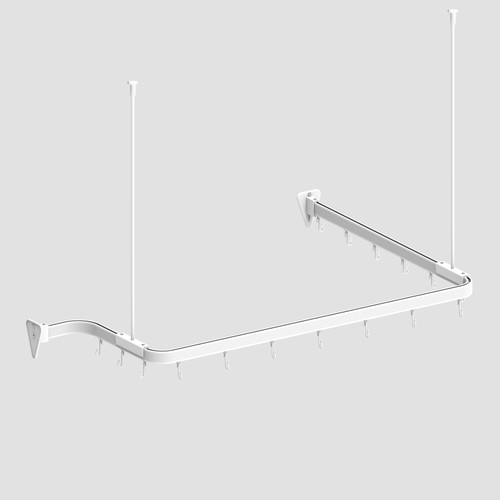 Biegsame duschstange 300cm - biegsame, –
