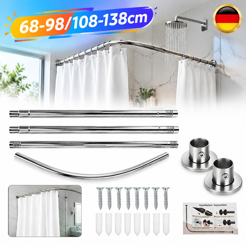 Duschvorhangstange form ohne - form,