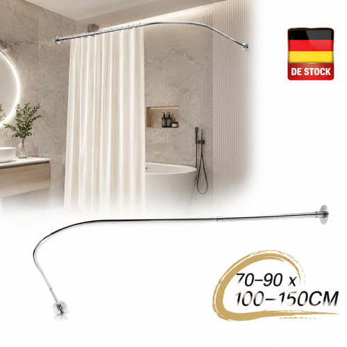 Duschstange form ohne bohren - l,
